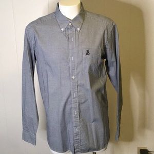Blue and White Dress Shirt